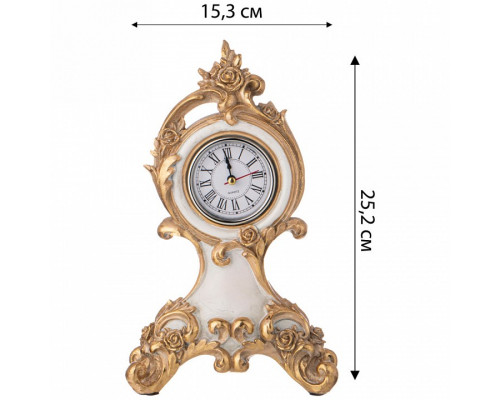 Настольные часы (15.2х6.5х25.5 см) Рококо 504-380 