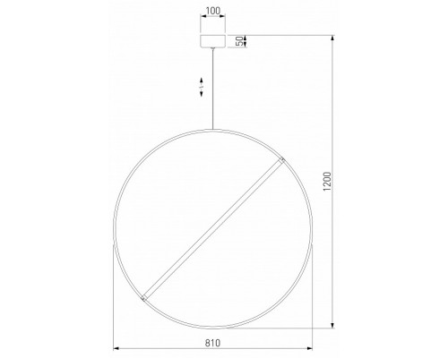 Подвесной светильник Eurosvet Element 90283/1 хром