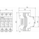 Автоматический выключатель 3P Werkel Автоматические выключатели W903P166