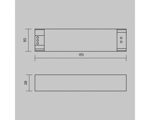 Блок питания Maytoni Power Supply Magnetic PSL005-100W-48V-IP20