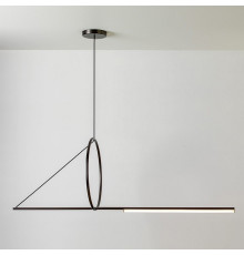 Подвесной светильник Imperiumloft Suspension Cercle Et Trait – Graphite Satine 40.1282-0