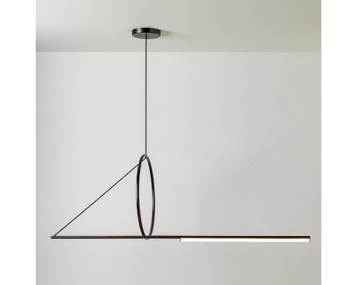 Подвесной светильник Imperiumloft Suspension Cercle Et Trait – Graphite Satine 40.1282-0