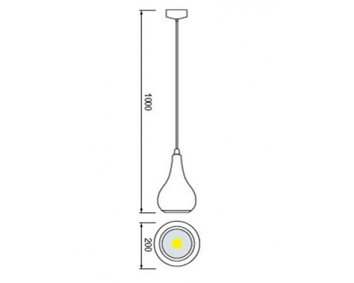 Подвесной светильник Horoz Electric  HRZ00000804