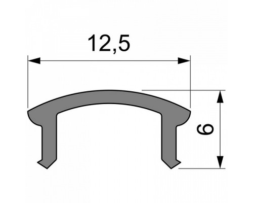 Профиль накладной Deko-Light H-01-08 984003