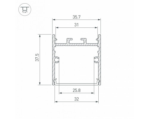 Профиль универсальный Arlight SL-LINE 043975