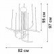 Подвесная люстра Vitaluce V3777 V3777-0/4S