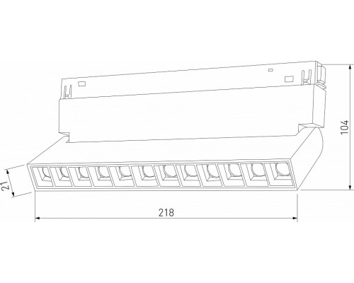 Накладной светильник Elektrostandard Slim Magnetic a066587