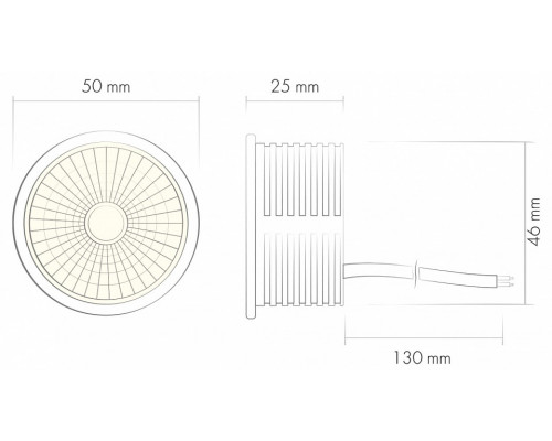 Модуль светодиодный Denkirs Slim LED DK3000-8W dim