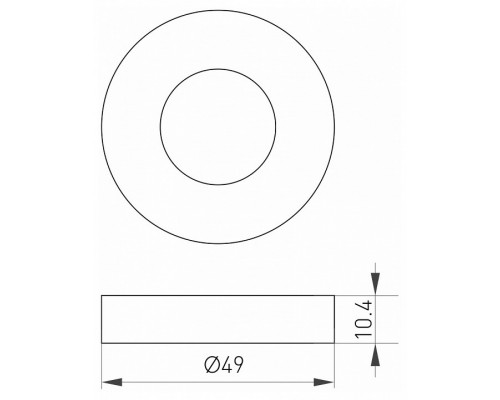 Рамка на 1 пост Arlight Deck 024930