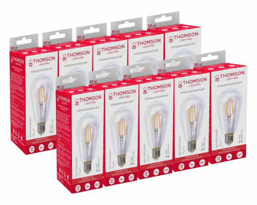 Лампа светодиодная Thomson Filament ST64 E27 7Вт 6500K TH-B2341