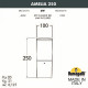 Наземный низкий светильник Fumagalli Amelia DR2.573.000.AYF1R