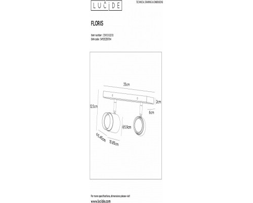 Спот Lucide Floris 35913/02/30