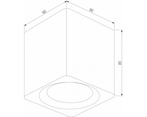 Накладной светильник Elektrostandard Matrix a065287