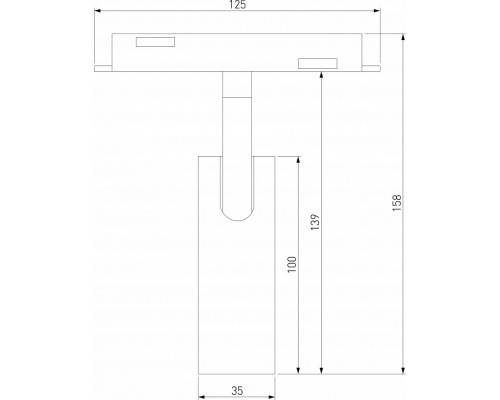 Светильник на штанге Elektrostandard Slim Magnetic a062794