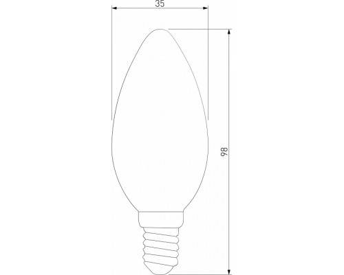 Лампа светодиодная Elektrostandard Свеча F E14 9Вт 4200K a050132