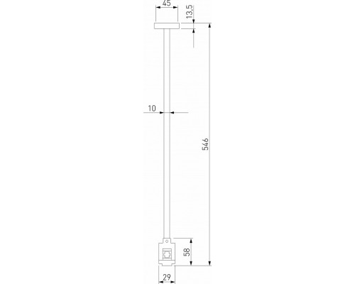 Основание на штанге Elektrostandard Esthetic Magnetic a065443