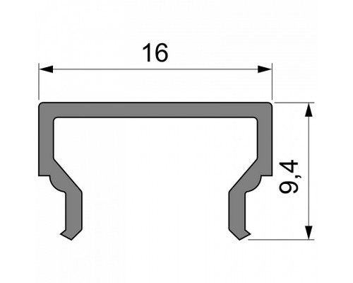 Профиль накладной Deko-Light H-01-10 984017