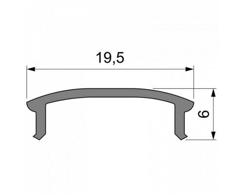 Профиль накладной Deko-Light F-01-15 983535