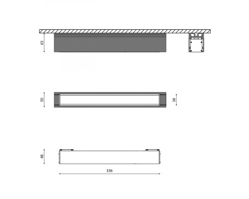 Накладной светильник DesignLed SY SY-601211-BL-12-NW