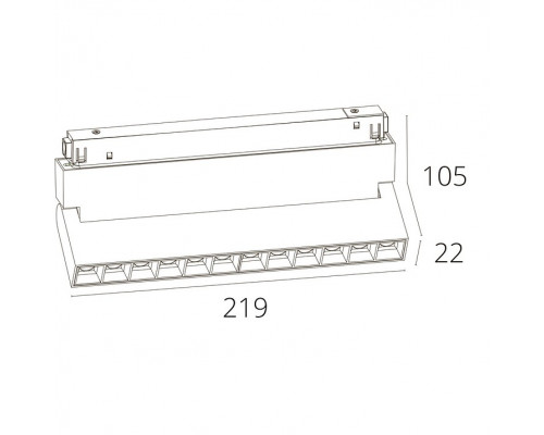 Накладной светильник Arte Lamp Linea A4648PL-1WH