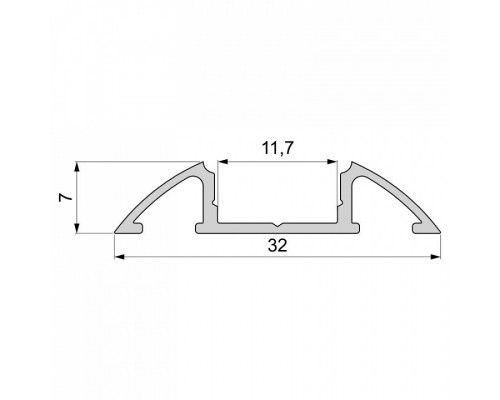 Профиль накладной Deko-Light AM-01-10 970303