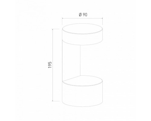 Накладной светильник Elektrostandard Nimbus a053450