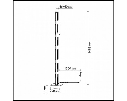 Торшер Odeon Light Fierro 4991/36FL