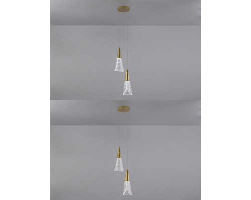 Подвесной светильник Natali Kovaltseva Triangle LED LAMPS 81117/2C