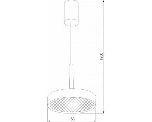 Подвесной светильник Elektrostandard Plate a065411