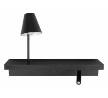 Бра с полкой Loft it Shelf 10216/2W Black