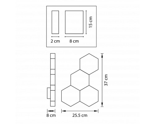 Накладной светильник Lightstar Favo LED 750641