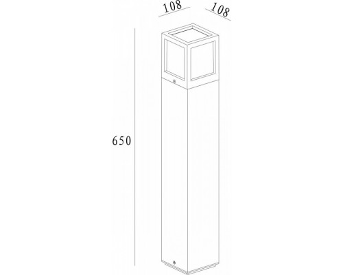 Наземный низкий светильник Deko-Light Facado 730332