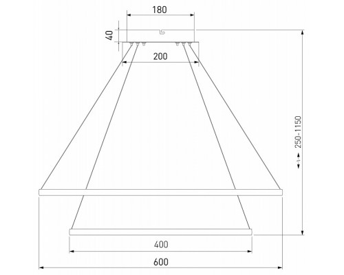 Подвесной светильник Eurosvet Collars 90264/2 черный