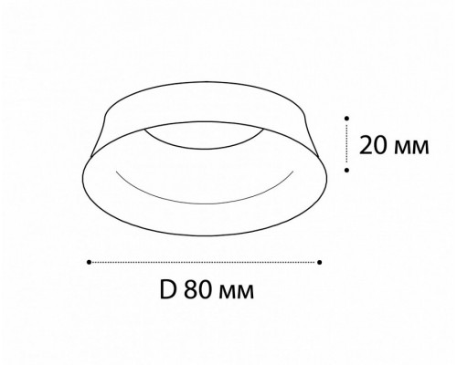 Кольцо декоративное Italline IT02-008 IT02-008 ring white