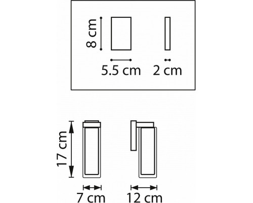 Бра Lightstar Cilino 756612