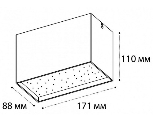 Накладной светильник Italline DL 3029 DL 3029 black 3000K