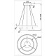 Подвесной светильник Maytoni Rim MOD058PL-L55W3K