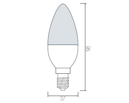 Лампа светодиодная Horoz Electric HL4360L E14 4Вт 3000K HRZ00000020