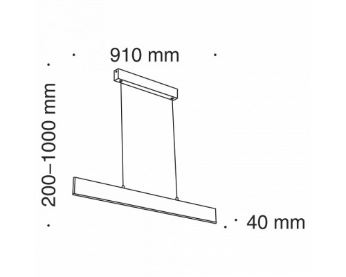 Подвесной светильник Maytoni Step P010PL-L23B4K