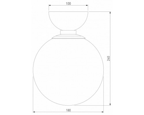 Накладной светильник Eurosvet Bubble a062584