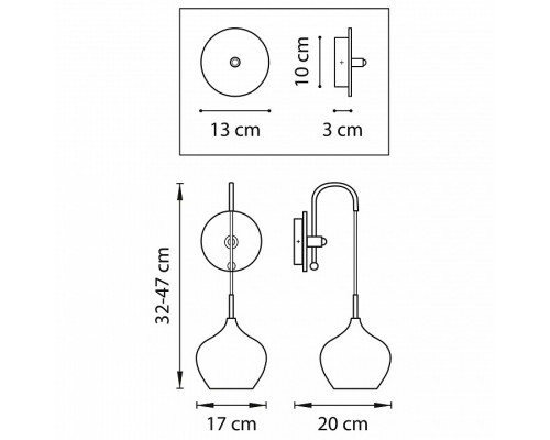 Бра Lightstar Pentola 803541