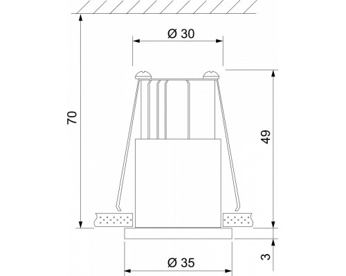 Встраиваемый светильник Elektrostandard 15269/LED a056019