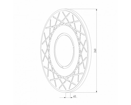 Накладной светильник Eurosvet Ilios 40148/1 LED черный 17W