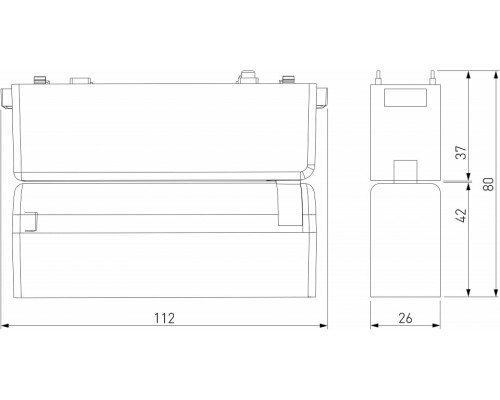 Накладной светильник Elektrostandard Flat Magnetic a063696