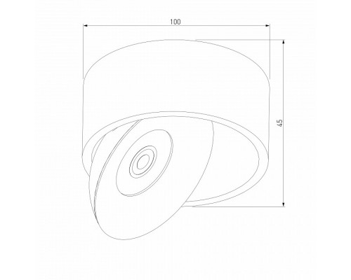 Накладной светильник Elektrostandard Glide a059330