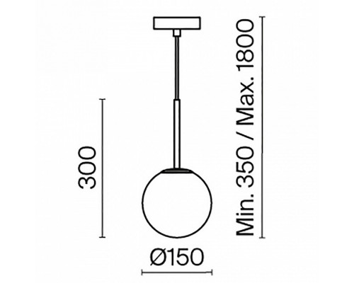 Подвесной светильник Maytoni Basic form MOD321PL-01W