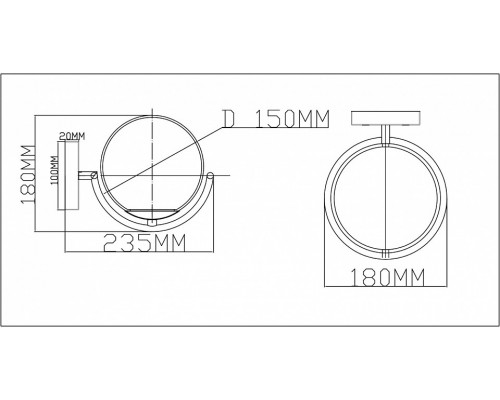 Бра Moderli Diana V2901-1W