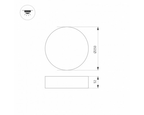 Накладной светильник Arlight RONDO 022233(2)