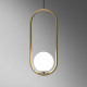 Подвесной светильник Imperiumloft Matthew Mccormick Hoop Gold Mila Pendant HOOP-B01