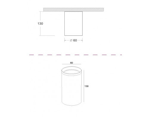 Накладной светильник Maytoni Focus C010CL-01G